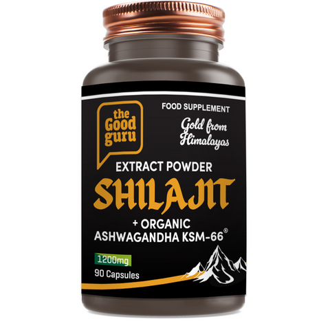 The Good Guru Gold Shilajit + KSM66 Ashwagandha Caps