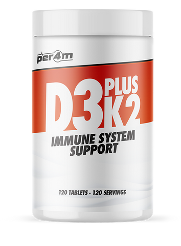 PER4M VITAMIN D3 PLUS K2 TABLETS 120 SERVINGS