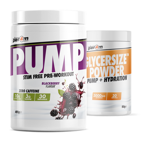 Per4m Pump Stim Free Pre Workout with Glycersize™